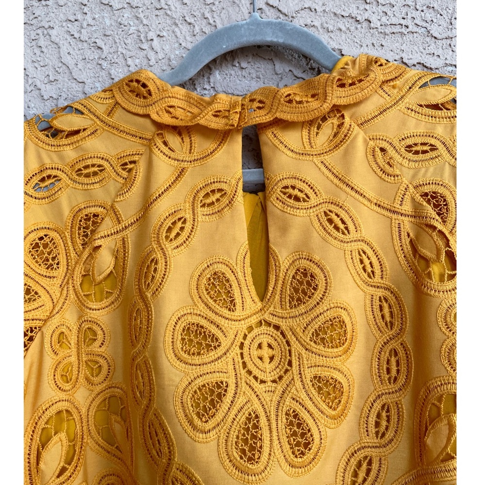 Sezane Eyelet Mini Dress - Picture 12 of 13